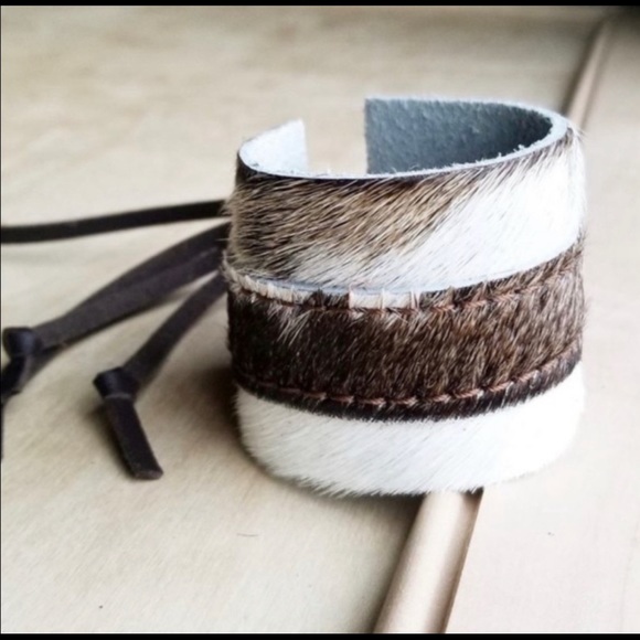 KismetsKloset Jewelry - LAST ONE☝️ Handmade Leather Cuff